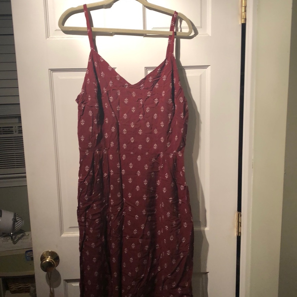 Maroon dress